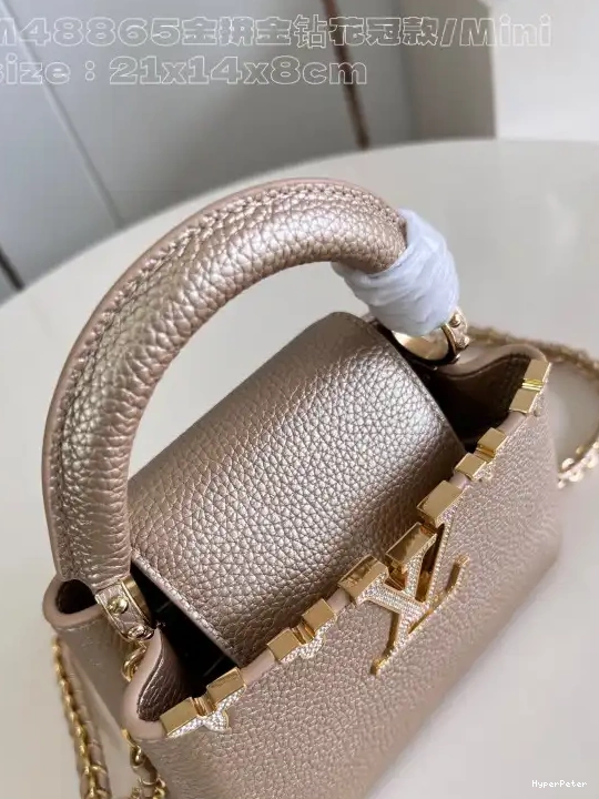 VUITTON CAPUCINES MINI-21*14*8CM LOUIS 0618